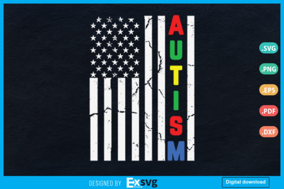 Autism Awareness Graphics for Print Templates