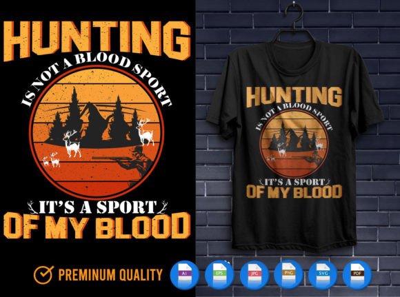 Hunting T-shirt Design: A Graphic Asset for Local Branding