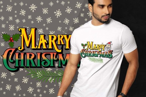 Merry Christmas Sublimation Design for Crafters