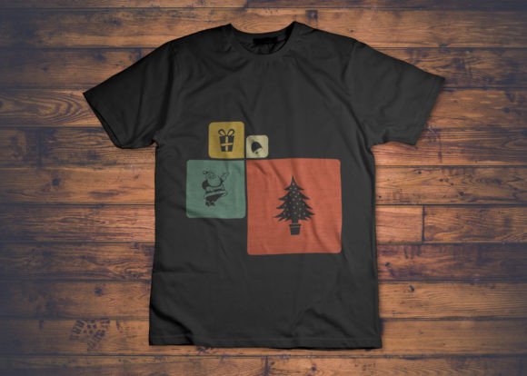 Merry Christmas T-Shirt Design V3.0 for Graphics and Print Templates