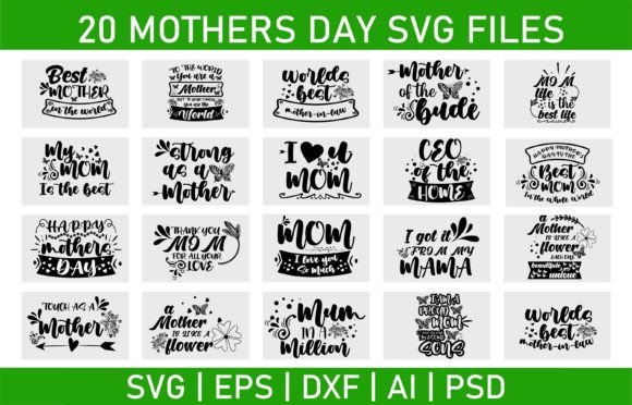 Mother’s Day SVG Design for Branding