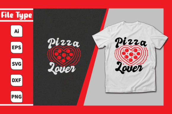 Pizza Lovers Graphics for Print Templates