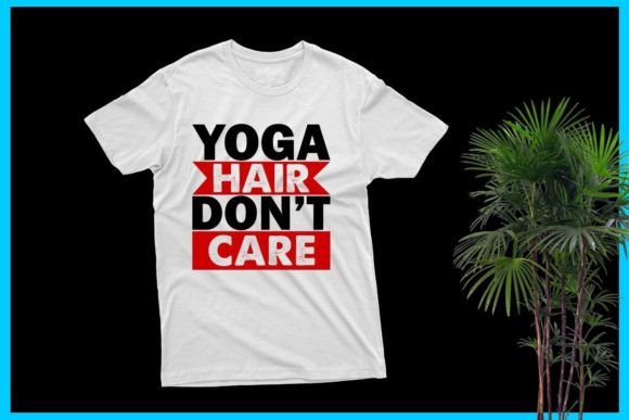 Yoga T Shirt Graphics for Print Templates